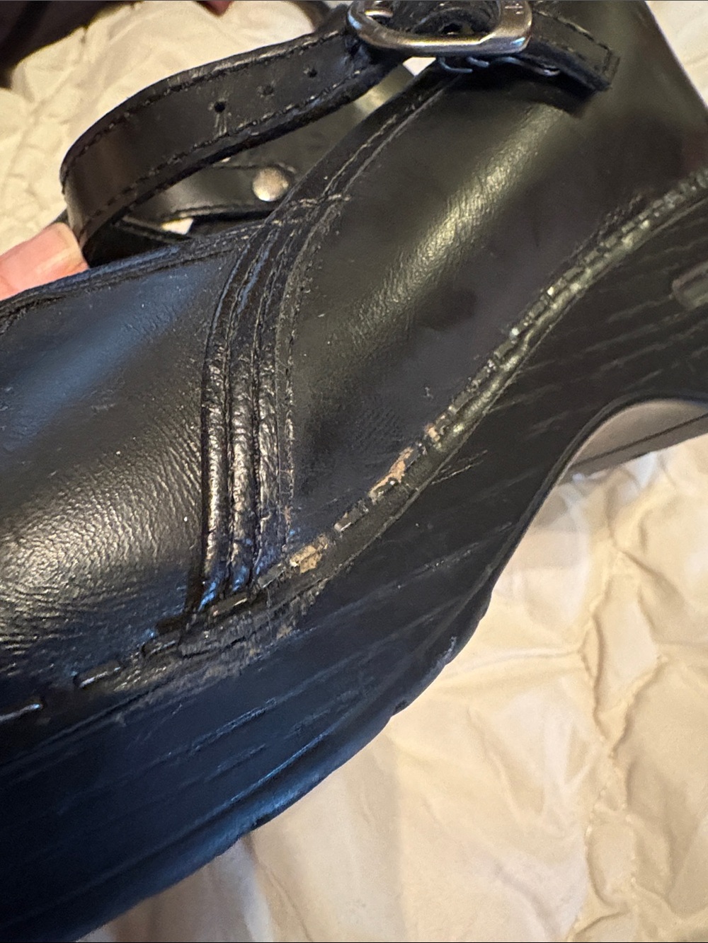 Dansko Black Women’s Mary Jane boho hippie 🌈 ☮️ clogs 39 - Picture 10 of 10